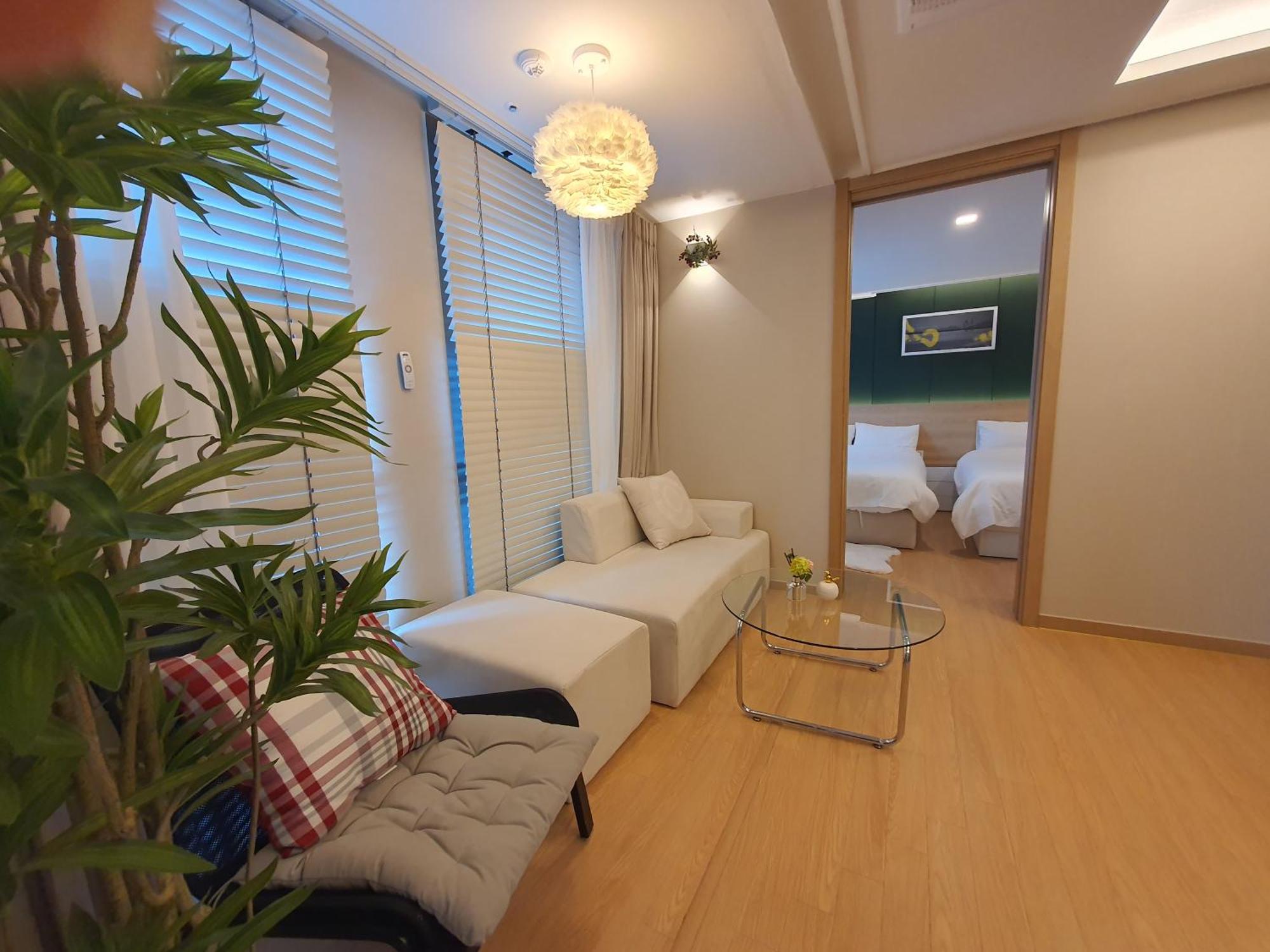 شقة Haeundae Ocean Family بوسان المظهر الخارجي الصورة