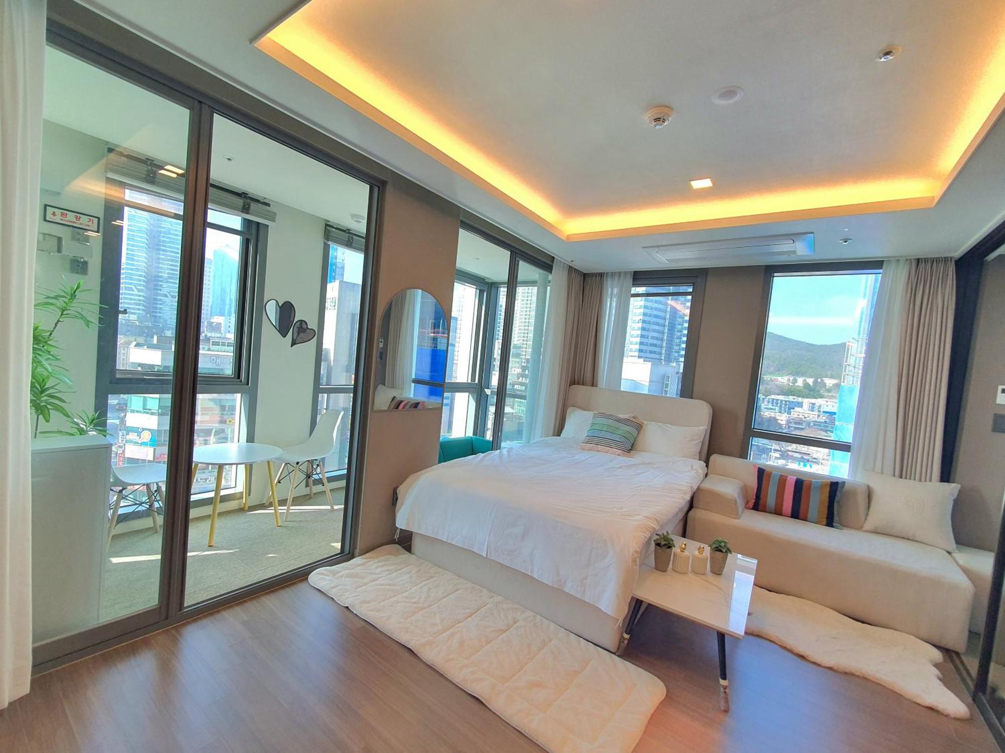 شقة Haeundae Ocean Family بوسان المظهر الخارجي الصورة