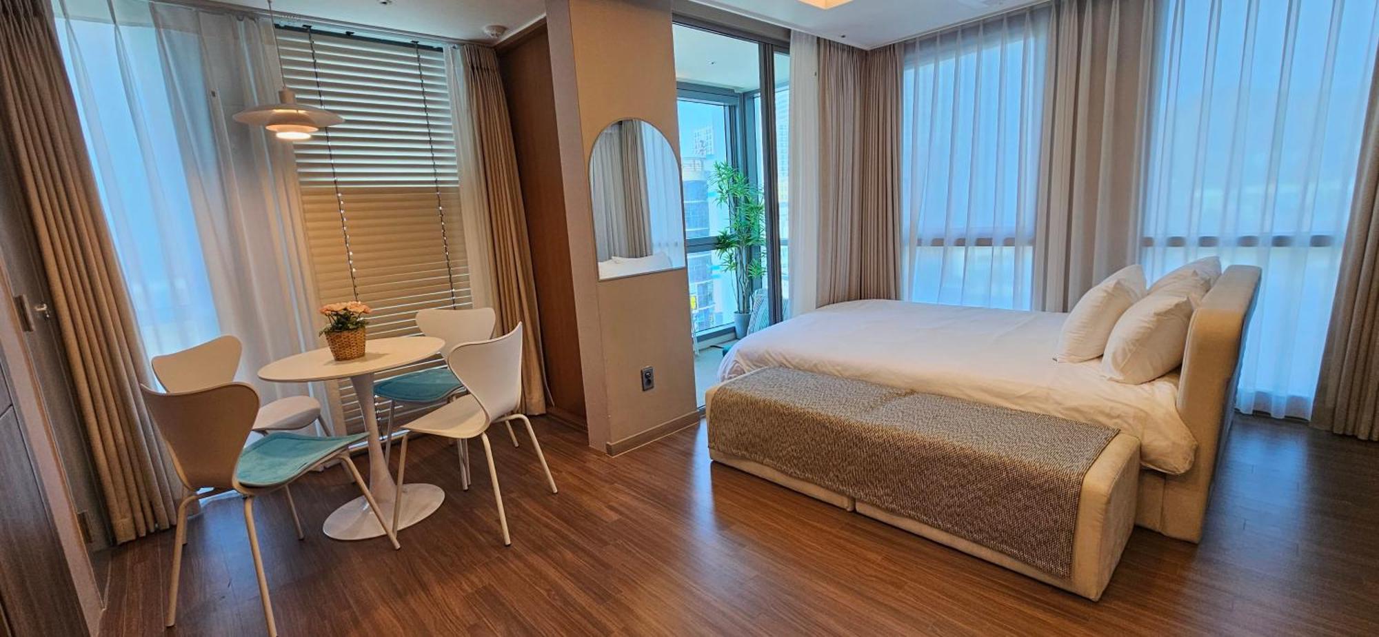 شقة Haeundae Ocean Family بوسان المظهر الخارجي الصورة