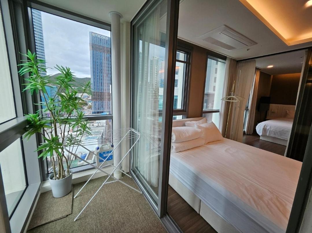شقة Haeundae Ocean Family بوسان الغرفة الصورة