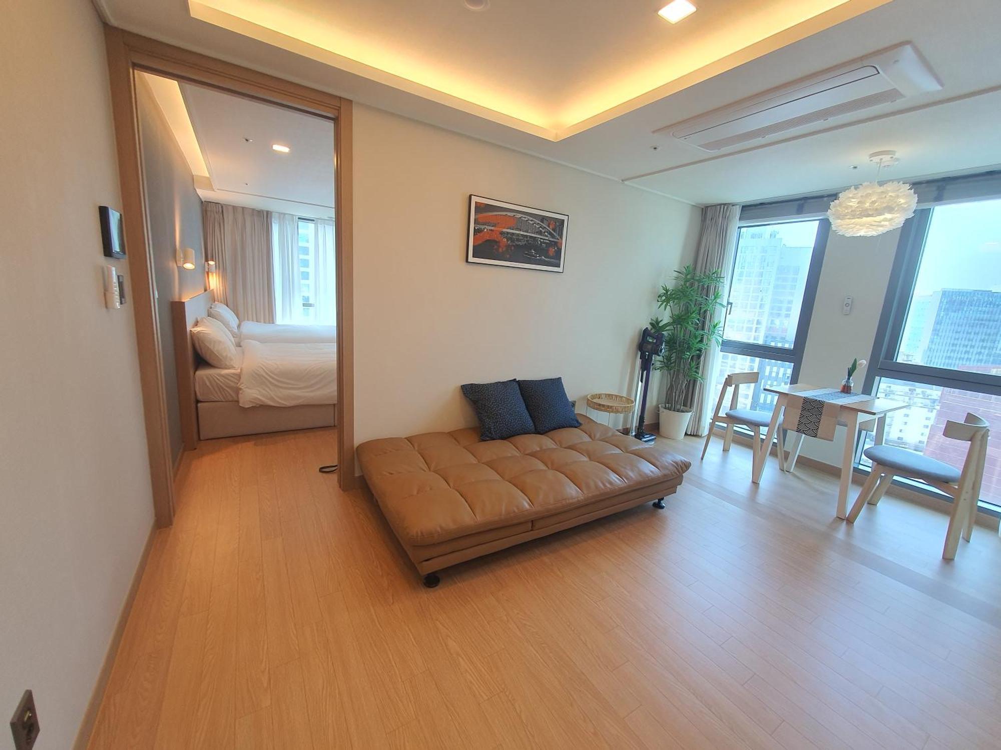 شقة Haeundae Ocean Family بوسان الغرفة الصورة